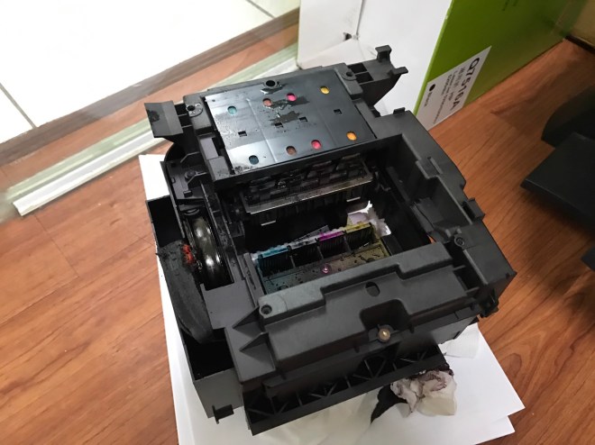 HP DJ-500 更換清潔組