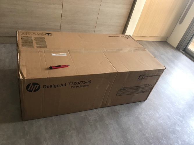 HP T120 繪圖機安裝