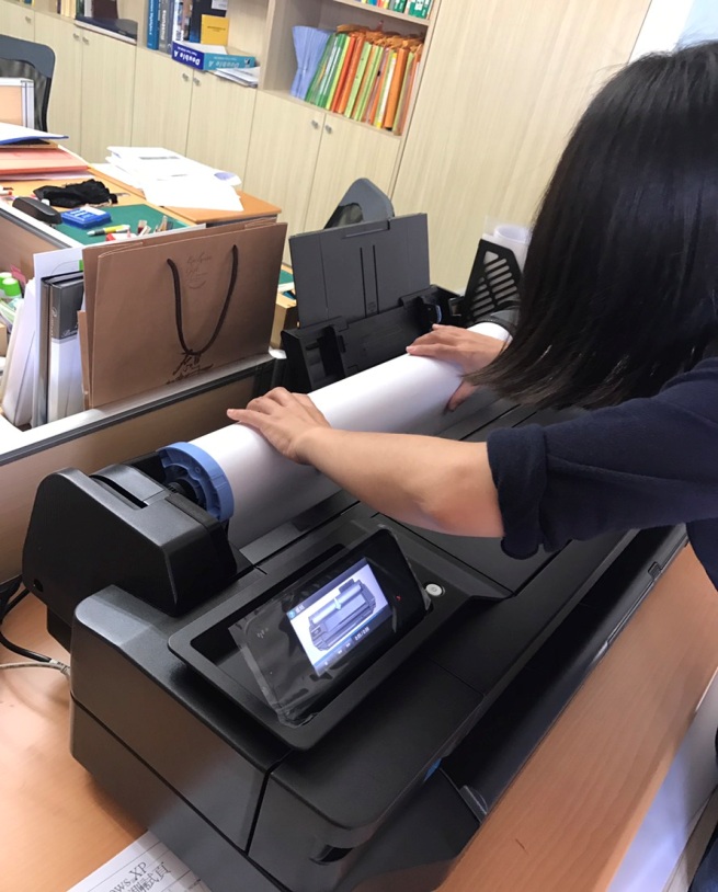 HP T120 繪圖機安裝