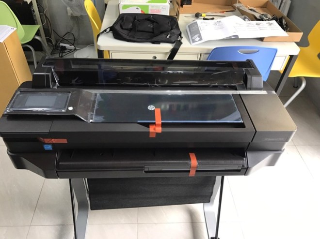 HP T520 繪圖機安裝