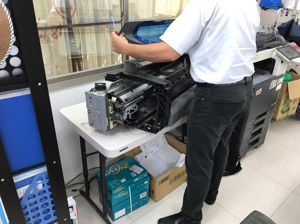 泓統資訊-HP DJ-500繪圖機編碼盤故障