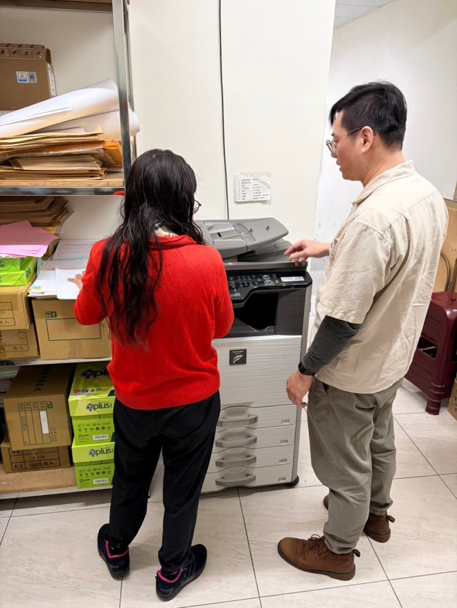 岡山影印機租賃-SHARP-MX3114-交機教學